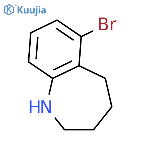 6-Bromo-2,3,4,5-tetrahydro-1H-1-benzazepine structure