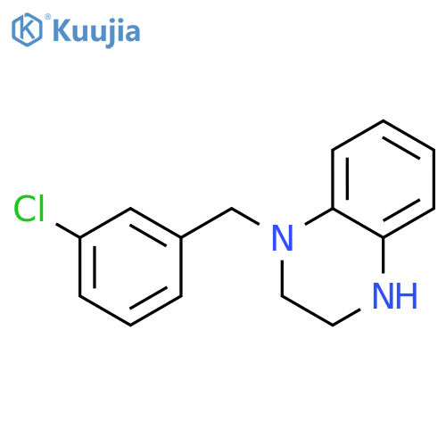 1-(3-Chlorobenzyl)-1,2,3,4-tetrahydroquinoxaline dihydrochloride structure
