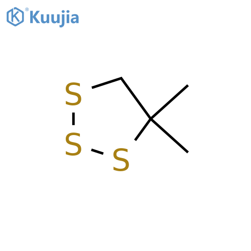 4,4-Dimethyl-1,2,3-trithiolane structure