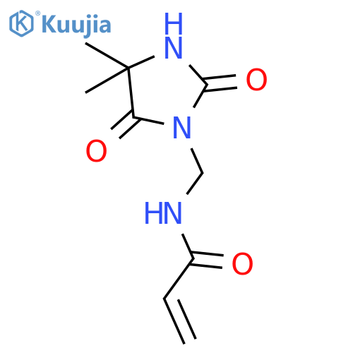 2-Propenamide,N-[(4,4-dimethyl-2,5-dioxo-1-imidazolidinyl)methyl]- structure
