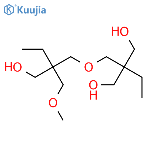 2-ethyl-2-[[2-(hydroxymethyl)-2-(methoxymethyl)butoxy]methyl]propane-1,3-diol structure