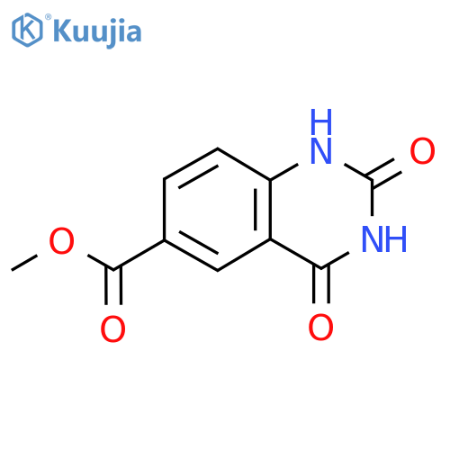 Methyl 2,4-dioxo-1,2,3,4-tetrahydroquinazoline-6-carboxylate structure