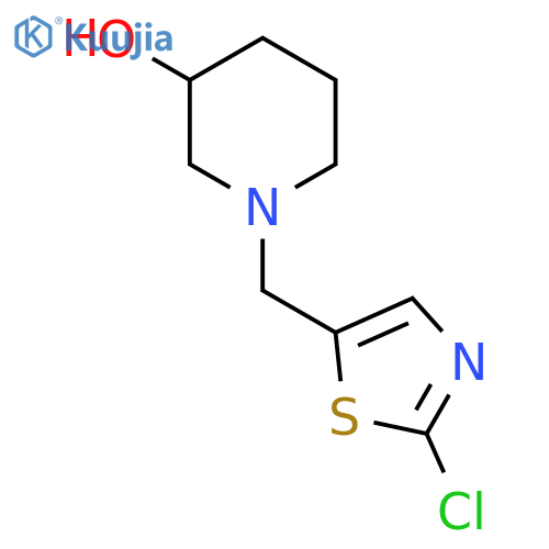 1-[(2-Chloro-5-thiazolyl)methyl]-3-piperidinol structure
