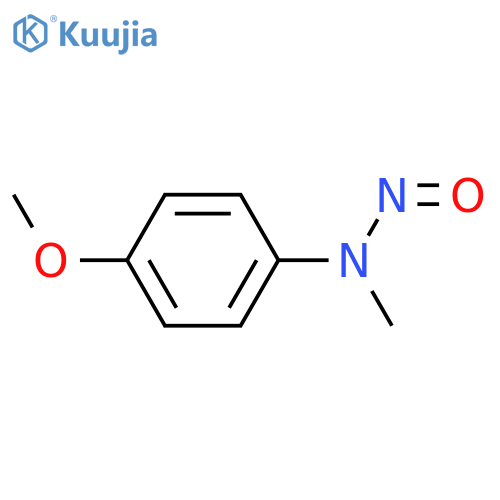 4-methoxy-N-methyl-N-nitrosoaniline structure