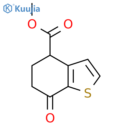 4,5,6,7-Tetrahydro-7-oxo-benzobthiophene-4-carboxylic Acid methyl Ester structure