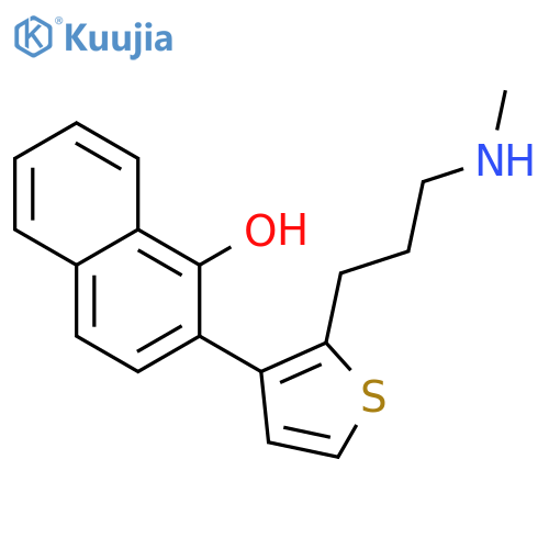 Duloxetine Impurity (alpha-Hydroxy) structure