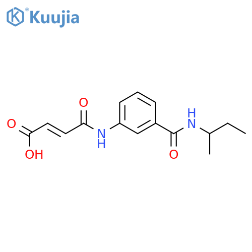 (E)-4-{3-(sec-Butylamino)carbonylanilino}-4-oxo-2-butenoicacid structure
