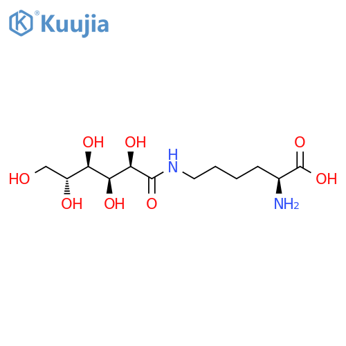 L-Lysine,N6-D-gluconoyl- structure