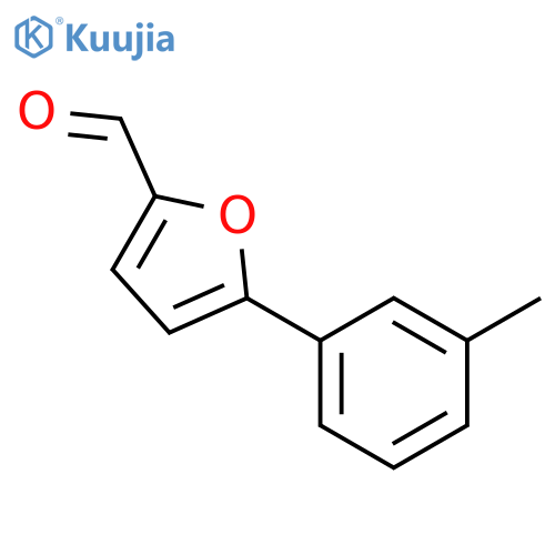 5-M-TOLYL-FURAN-2-CARBALDEHYDE structure