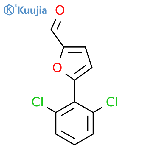 5-(2,6-dichlorophenyl)furan-2-carbaldehyde structure
