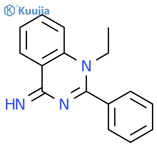 4(1H)-Quinazolinimine, 1-ethyl-2-phenyl- structure
