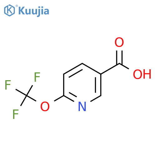 6-(trifluoromethoxy)pyridine-3-carboxylic acid structure