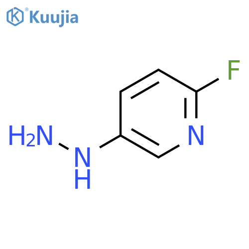 2-fluoro-5-hydrazinylpyridine structure