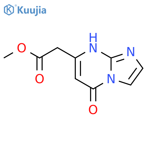 Methyl (5-oxo-5,8-dihydroimidazo1,2-apyrimidin-7-yl)acetate structure