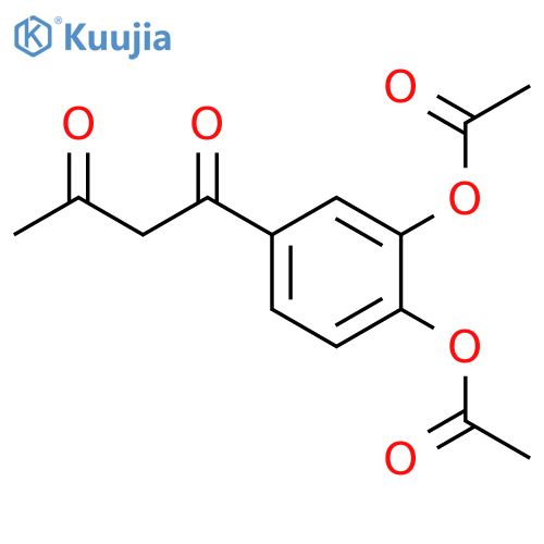 2-(Acetyloxy)-4-(3-Oxobutanoyl)Phenyl Acetate structure