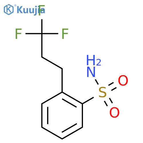 Benzenesulfonamide, 2-(3,3,3-trifluoropropyl)- structure