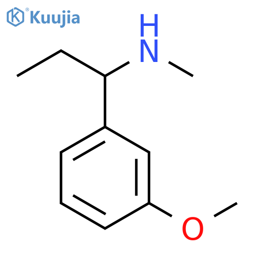 1-(3-methoxyphenyl)propyl(methyl)amine structure