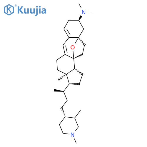 (1S,2R,5R,6R,14R,16R)-5-[(2R)-4-[(4S)-1,3-dimethylpiperidin-4-yl]butan-2-yl]-N,N,6-trimethyl-19-oxapentacyclo[14.2.1.01,9.02,6.011,16]nonadeca-9,11-dien-14-amine structure