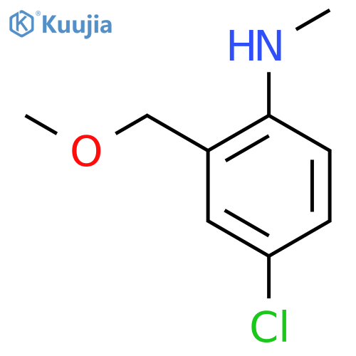 4-Chloro-2-methoxymethyl-N-methylaniline structure
