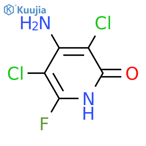 4-Amino-3,5-dichloro-6-fluoro-2-pyridone structure