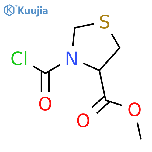 methyl 3-(carboxy)-1,3-thiazolidine-4-carboxylate structure