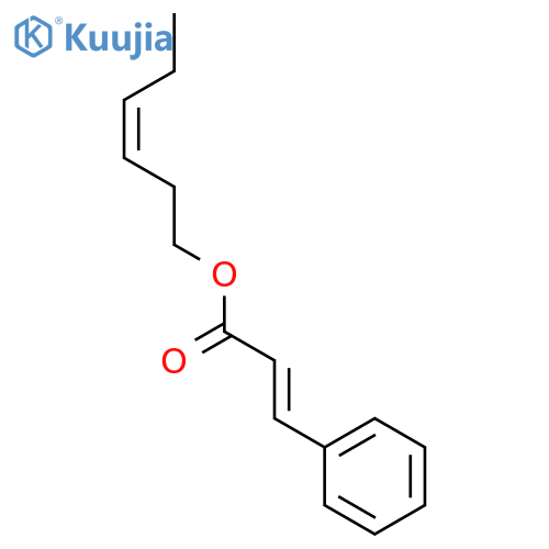 2-Propenoic acid,3-phenyl-, 3-hexenyl ester, (Z,?)- (9CI) structure