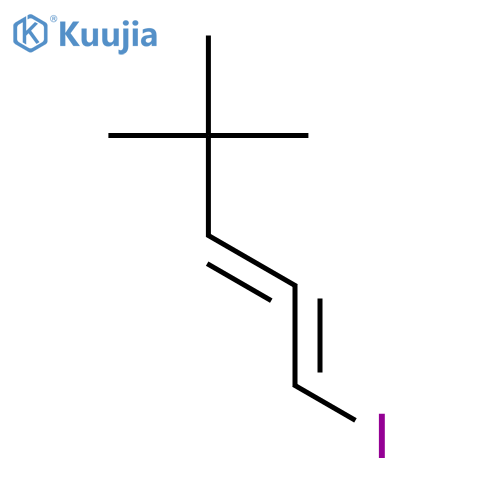 1,2-Pentadiene,1-iodo-4,4-dimethyl-, (R)- (9CI) structure