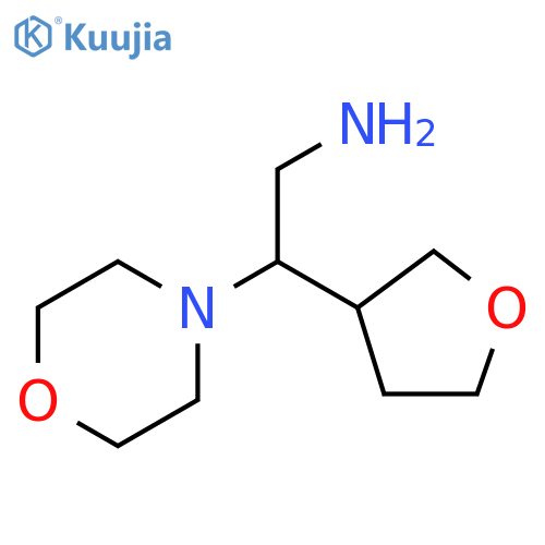2-(morpholin-4-yl)-2-(oxolan-3-yl)ethan-1-amine structure