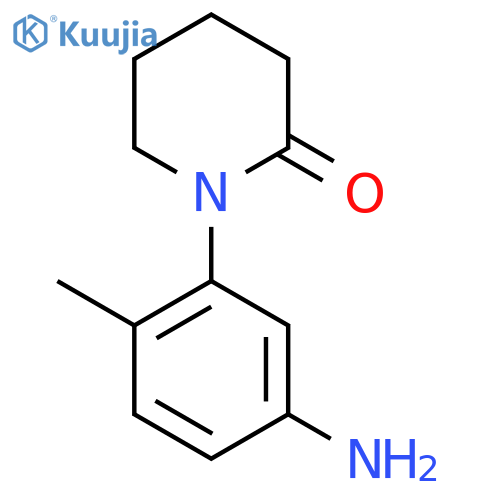 1-(5-Amino-2-methylphenyl)piperidin-2-one structure
