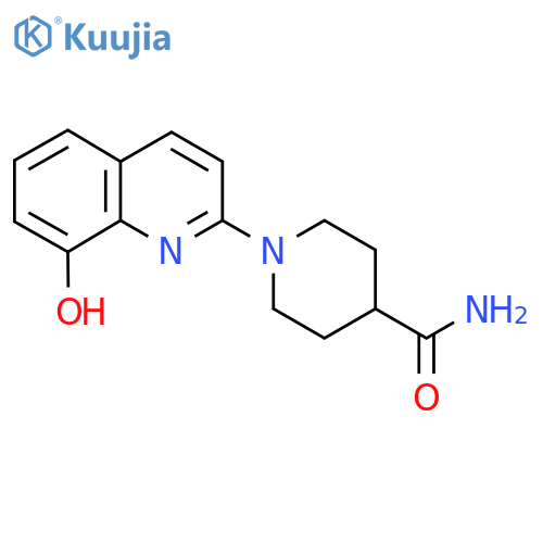 1-(8-Hydroxyquinolin-2-yl)piperidine-4-carboxamide structure