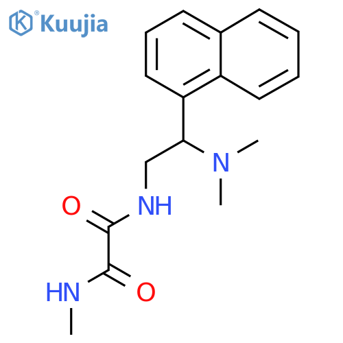 N'-2-(dimethylamino)-2-(naphthalen-1-yl)ethyl-N-methylethanediamide structure