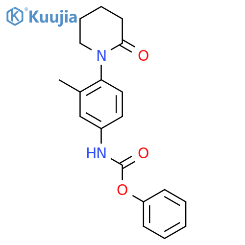 phenyl N-3-methyl-4-(2-oxopiperidin-1-yl)phenylcarbamate structure