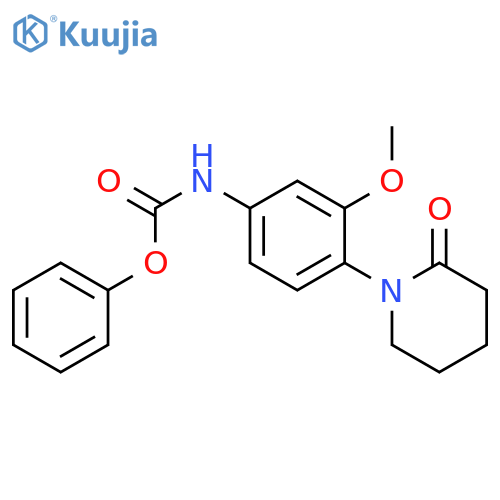 phenyl N-3-methoxy-4-(2-oxopiperidin-1-yl)phenylcarbamate structure