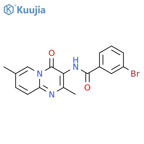 3-bromo-N-{2,7-dimethyl-4-oxo-4H-pyrido1,2-apyrimidin-3-yl}benzamide structure