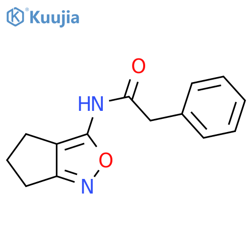 N-{4H,5H,6H-cyclopentac1,2oxazol-3-yl}-2-phenylacetamide structure