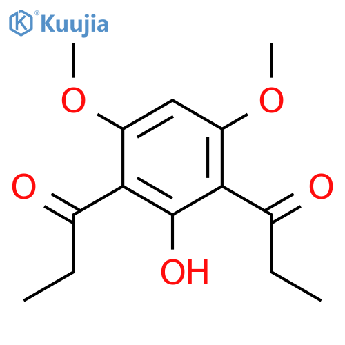 1,1'-(2-Hydroxy-4,6-dimethoxy-1,3-phenylene)bis-1-propanone structure