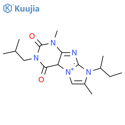 8-(butan-2-yl)-1,7-dimethyl-3-(2-methylpropyl)-1H,2H,3H,4H,8H-imidazo1,2-gpurine-2,4-dione structure