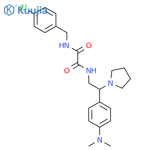 N'-(4-chlorophenyl)methyl-N-{2-4-(dimethylamino)phenyl-2-(pyrrolidin-1-yl)ethyl}ethanediamide structure