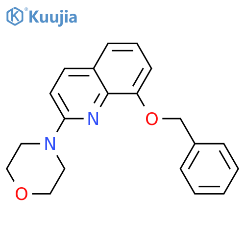 8-(benzyloxy)-2-(morpholin-4-yl)quinoline structure