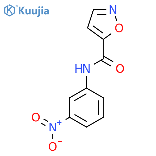 N-(3-nitrophenyl)-1,2-oxazole-5-carboxamide structure