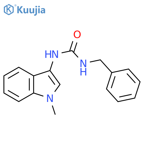 1-benzyl-3-(1-methyl-1H-indol-3-yl)urea structure