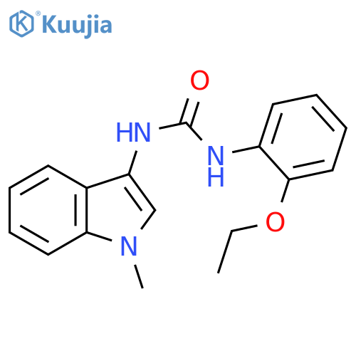 1-(2-ethoxyphenyl)-3-(1-methyl-1H-indol-3-yl)urea structure