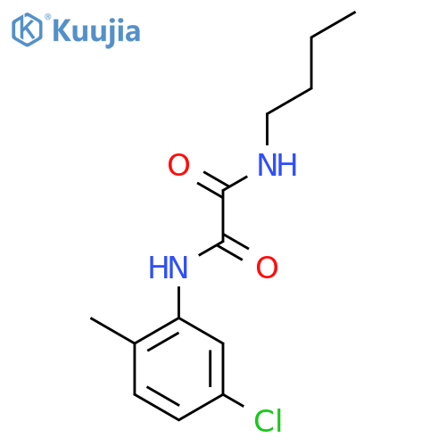 N-butyl-N'-(5-chloro-2-methylphenyl)ethanediamide structure