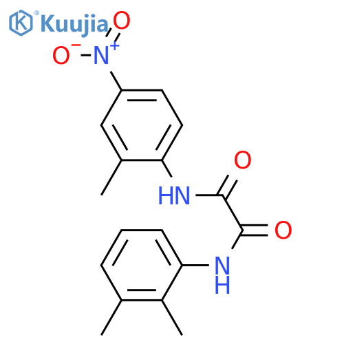 N'-(2,3-dimethylphenyl)-N-(2-methyl-4-nitrophenyl)ethanediamide structure