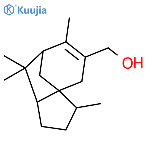 2,3,4,7,8,8a-Hexahydro-3,6,8,8-tetramethyl-1H-3a,7-methanoazulene-5-methanol structure