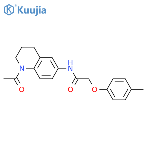 N-(1-acetyl-1,2,3,4-tetrahydroquinolin-6-yl)-2-(4-methylphenoxy)acetamide structure