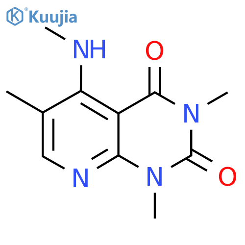 1,3,6-trimethyl-5-(methylamino)pyrido[2,3-d]pyrimidine-2,4(1H,3H)-dione structure