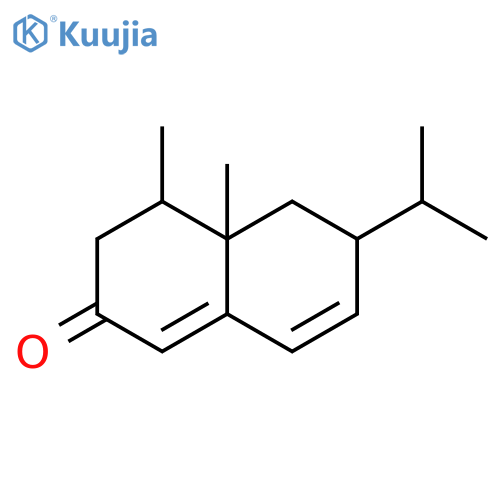 2(3H)-Naphthalenone,4,4a,5,6-tetrahydro-4,4a-dimethyl-6-(1-methylethyl)- structure