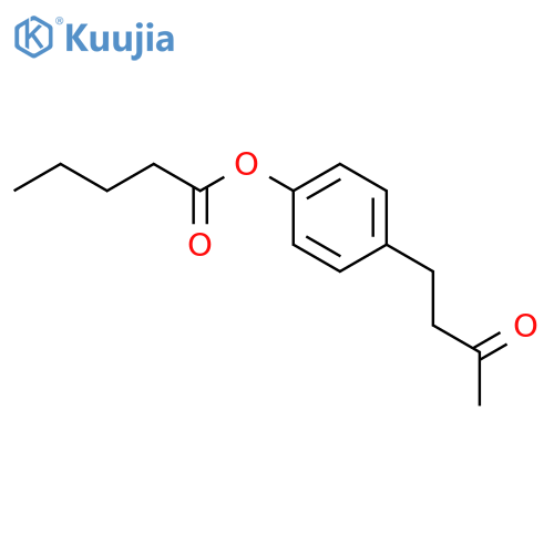 Pentanoic acid,4-(3-oxobutyl)phenyl ester structure