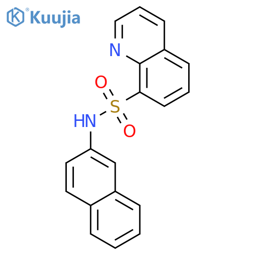 8-Quinolinesulfonamide,N-2-naphthalenyl- structure